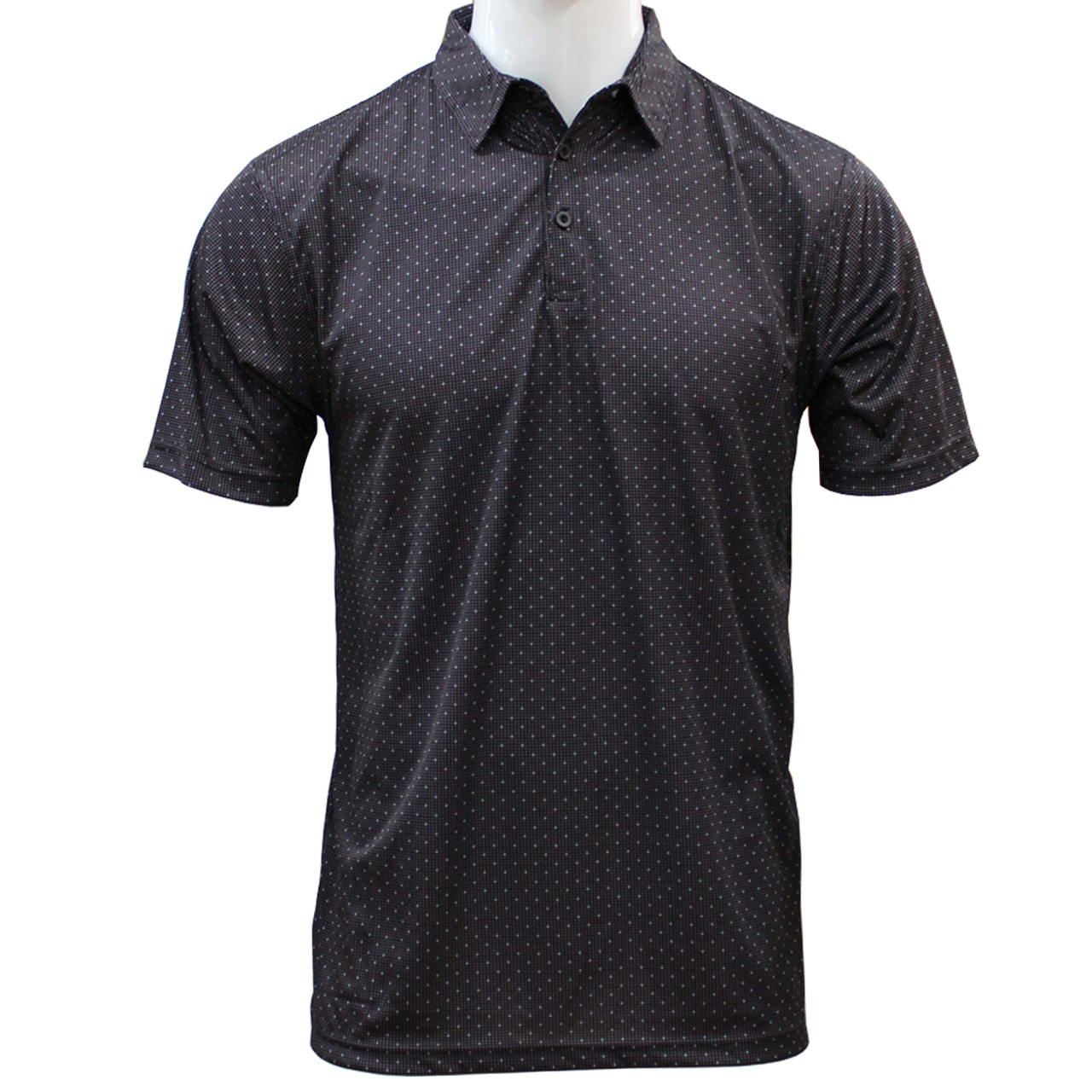 HYPEGOLF Dot motif POLO BLACK M ブラック HYPEGOLF Dot motif POLO BLACK M ブラック