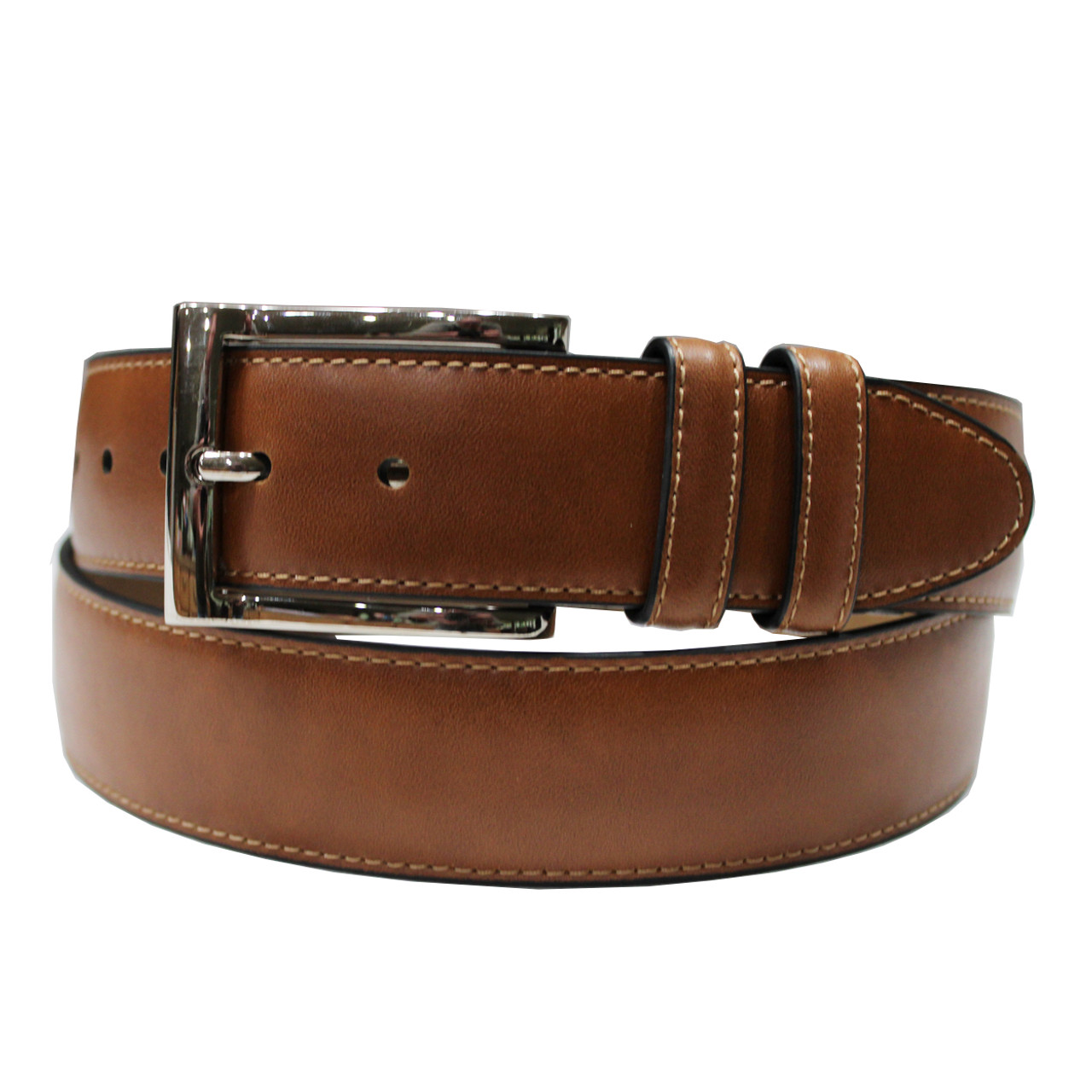 Danbury Golf Smooth Strap Genuine Leather Belt - GolfEtail.com