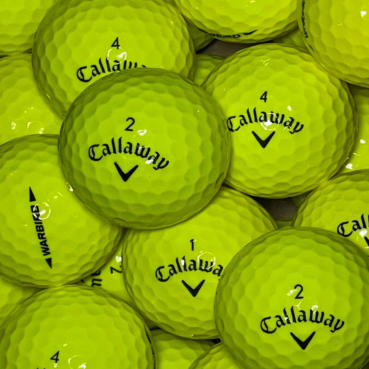 Callaway Warbird Bulk Golf Balls In Generic Carton 2 Dozen 7328
