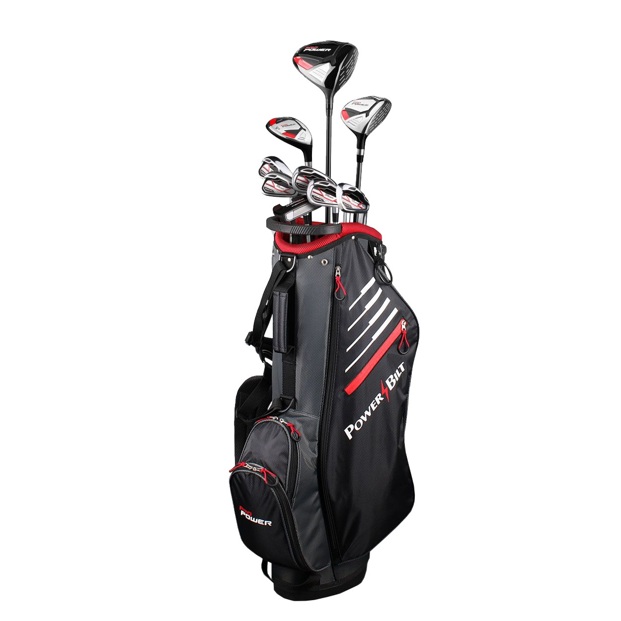 パワービルトPowerBiltドライバー 3本セット PowerBilt Golf Men's Pro Power Set – Driver, Wood, Hybrid, Irons