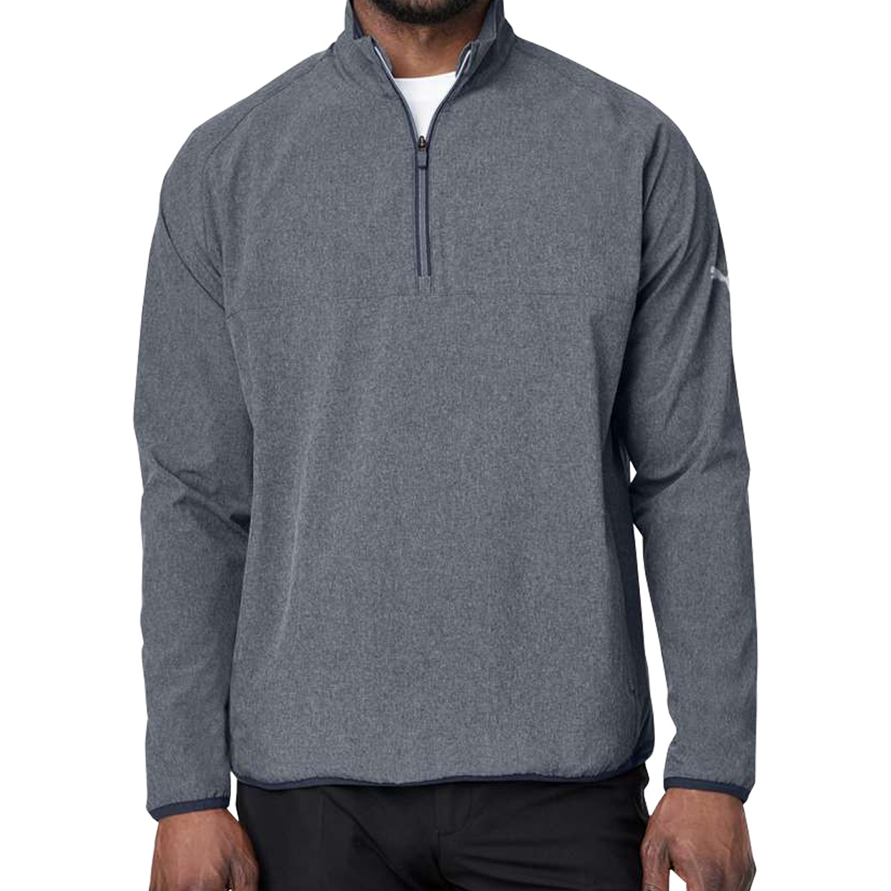 メンズウェア PUMA GOLF PUMA Golf Men's Coastal Woven 1/4-Zip Performance Pullover