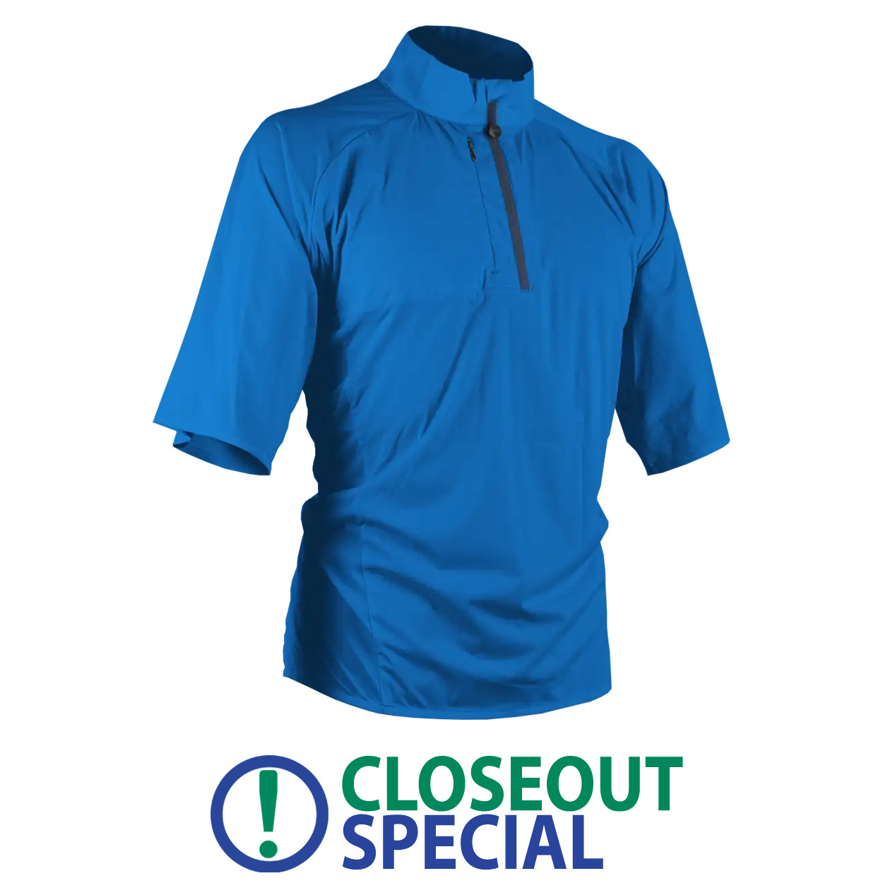 Sun Mountain Men's Summit Short Sleeve 1/4-Zip Windshirt