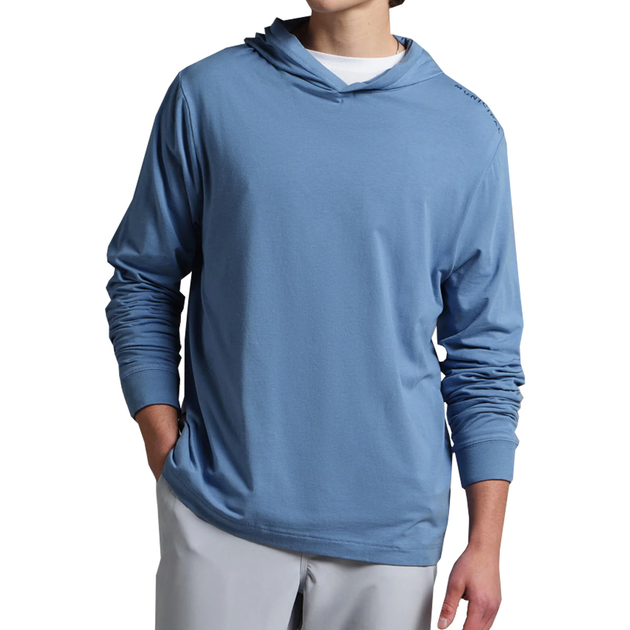 Municipal Golf Men's Enduro Stretch Long Sleeve Hooded T-Shirt