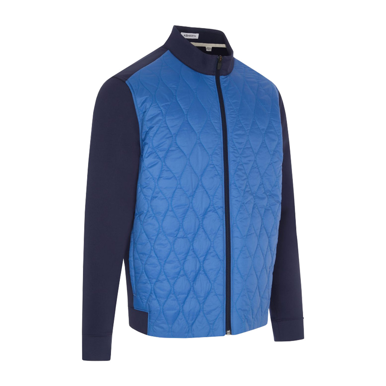 Ashworth Golf Men's Quilted Scuba Jacket – Lightweight Insulated