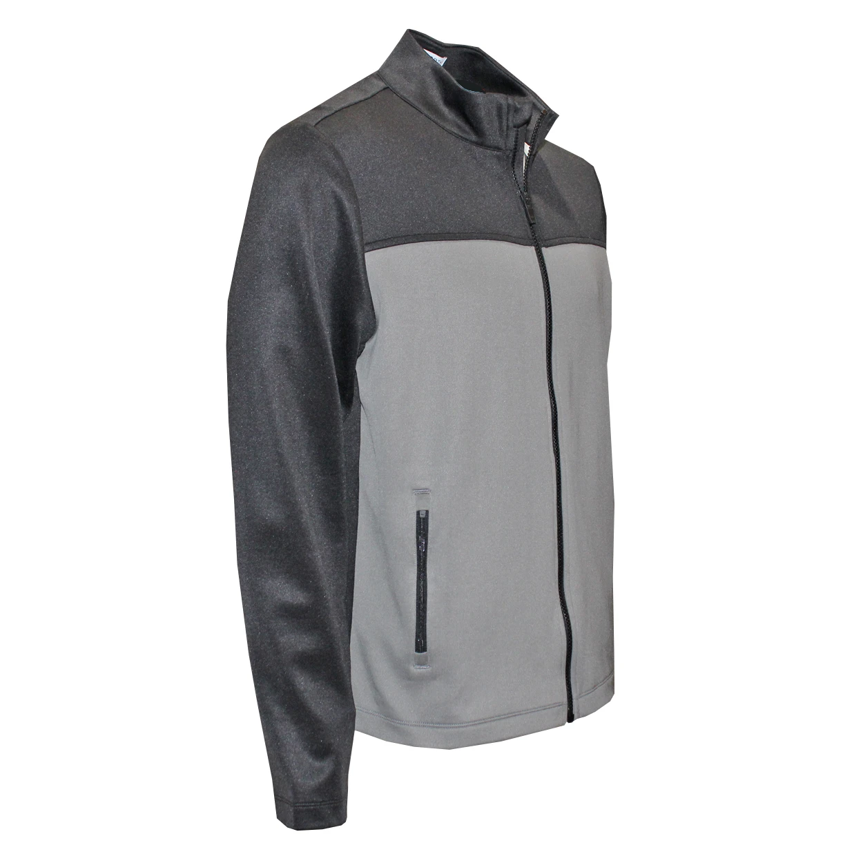   golf フリースジャケット Mサイズ Ashworth Golf Men's Color Block Full-Zip Jacket - Golf Layering