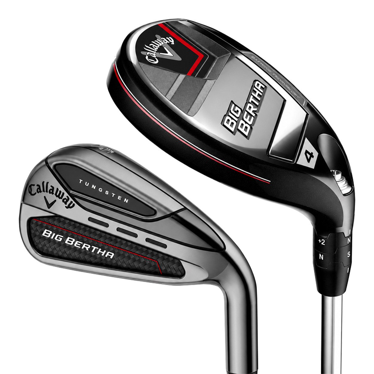 けーてぃー　Callaway BIG BERTHA (2023)H5 Callaway Golf Big Bertha 2023 Hybrid Combo Irons (4H/5H Hybrid, 6