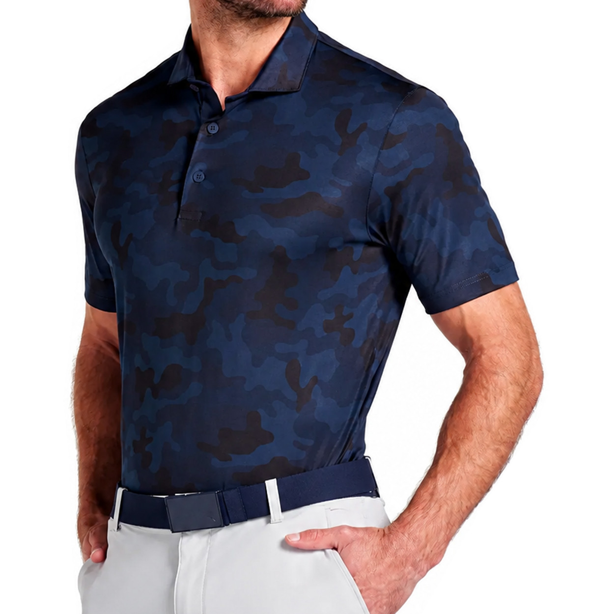 PUMA Men's X VA Volition Camo Polo Golf Shirt - GolfEtail.com