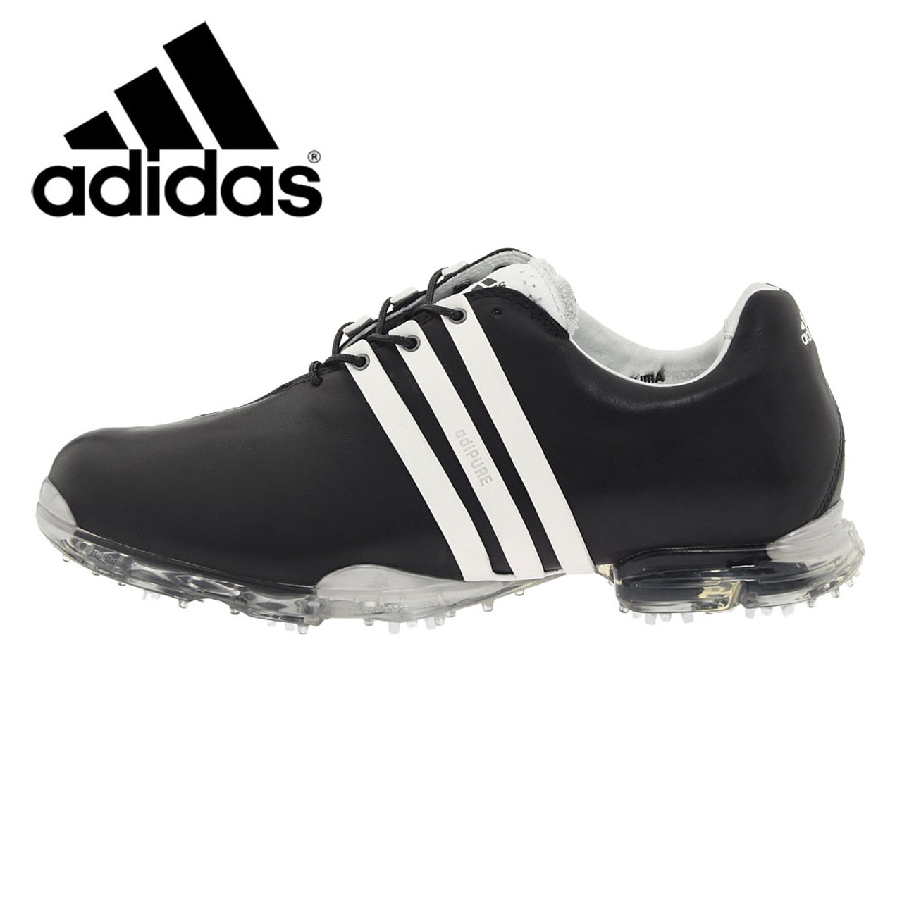 izquierda yo En honor Adidas AdiPure Men's Leather Golf Shoe (Factory Blem) - GolfEtail.com