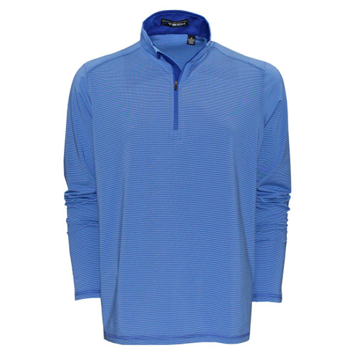 Carnoustie Tech Golf Striped Performance 1/4-Zip Pullover