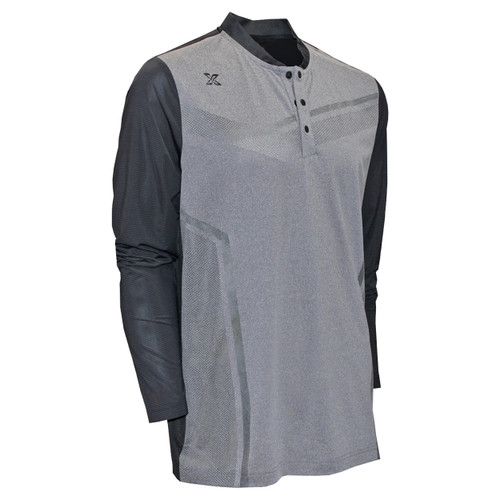 JDX X5 Men's Longsleeve Henley Golf Shirt