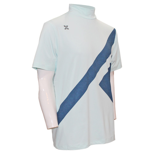 JDX X5 Short-Sleeve Mock Neck Golf Shirt