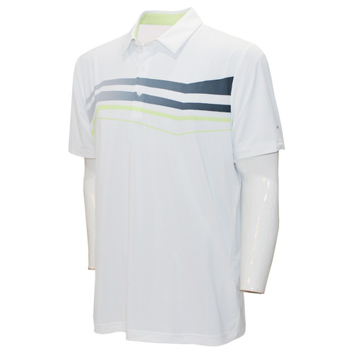 JDX Golf Men's X5 Striped Polo Shirt