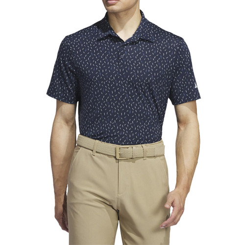 Adidas Ultimate365 Allover Print Polo Golf Shirt – Men's Golf Performance Polo