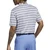 Adidas Two-Color Striped Polo Golf Shirt