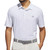 Adidas Men's Ultimate365 Power Grid Print Golf Polo Shirt – Moisture-Wicking, Stretch Performance