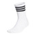 Adidas Golf Men’s Half-Crew 3-Stripes Socks (1-Pair) – Cushioned Athletic Performance Golf Socks