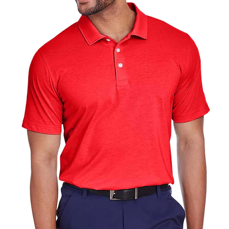 Red puma deals golf shirt