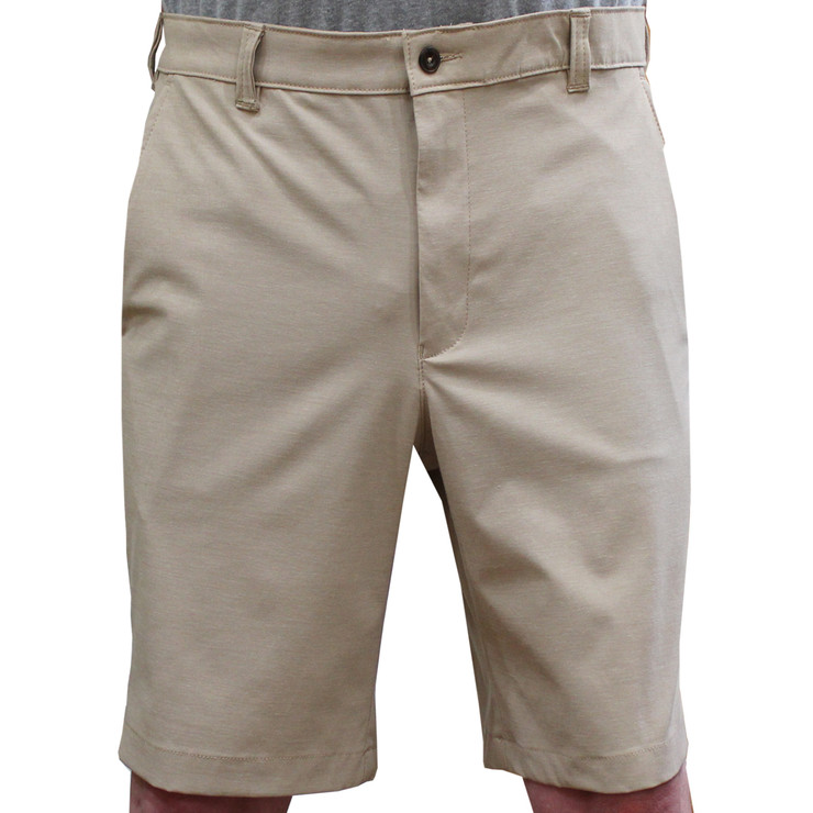 Izod men's golf swing flex sales flat front short