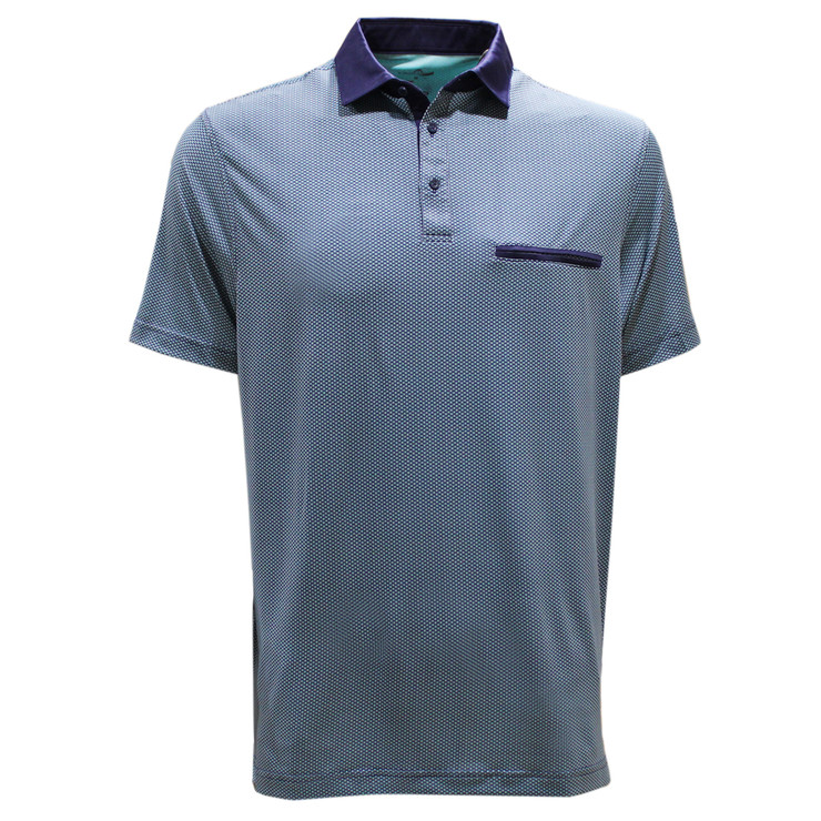 Head Men's Hex Pattern Print Polo Golf Shirt