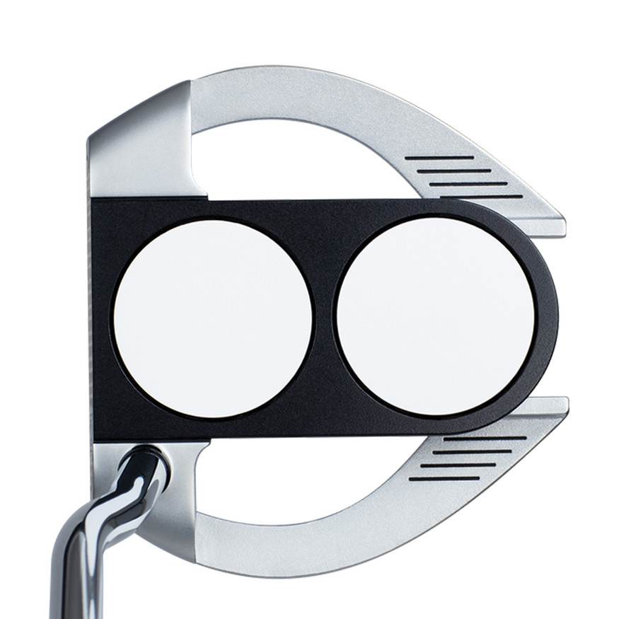 Odyssey Works Tank Cruiser 2-Ball Fang Putter with SuperStroke Grip