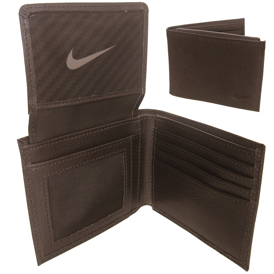 Nike Passcase Leather Wallet with Leave-in License Window