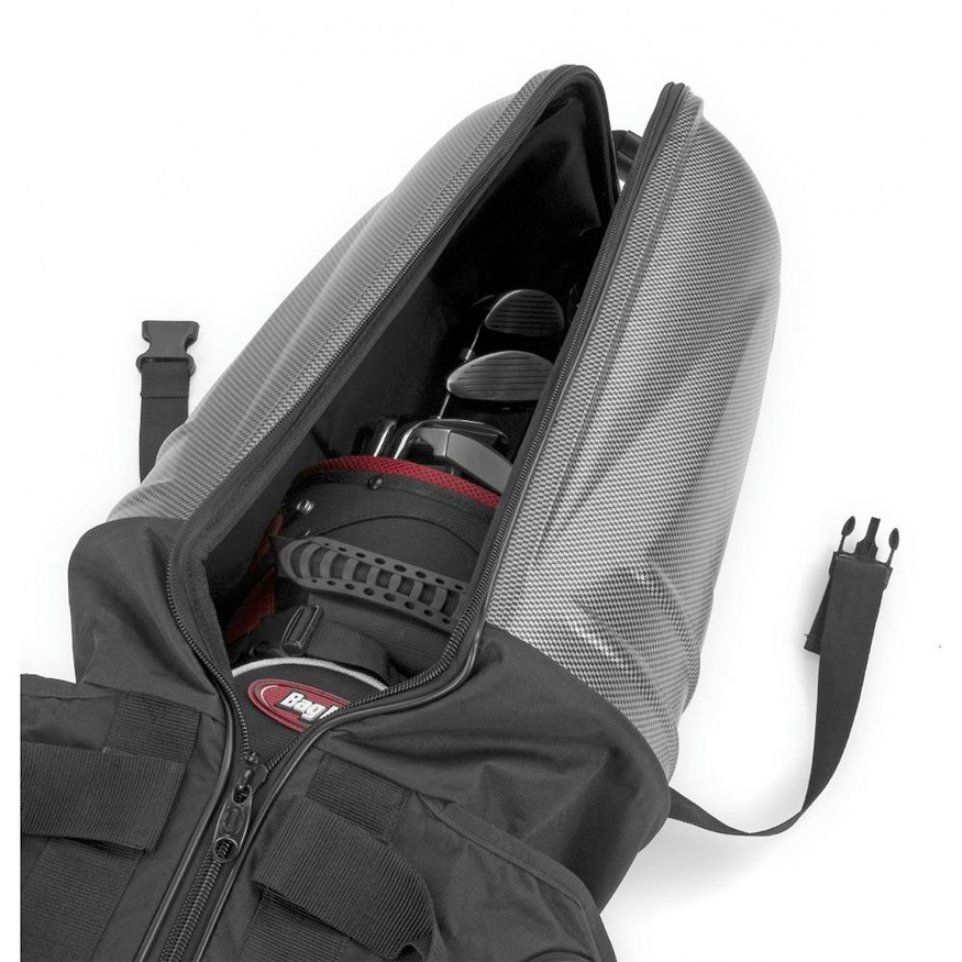 Bag Boy T-10 Combination Hard Top / Soft Side Wheeled Golf Travel Cover Bag Boy T-10 Combination Hard Top / Soft Side Wheeled Golf Travel Cover