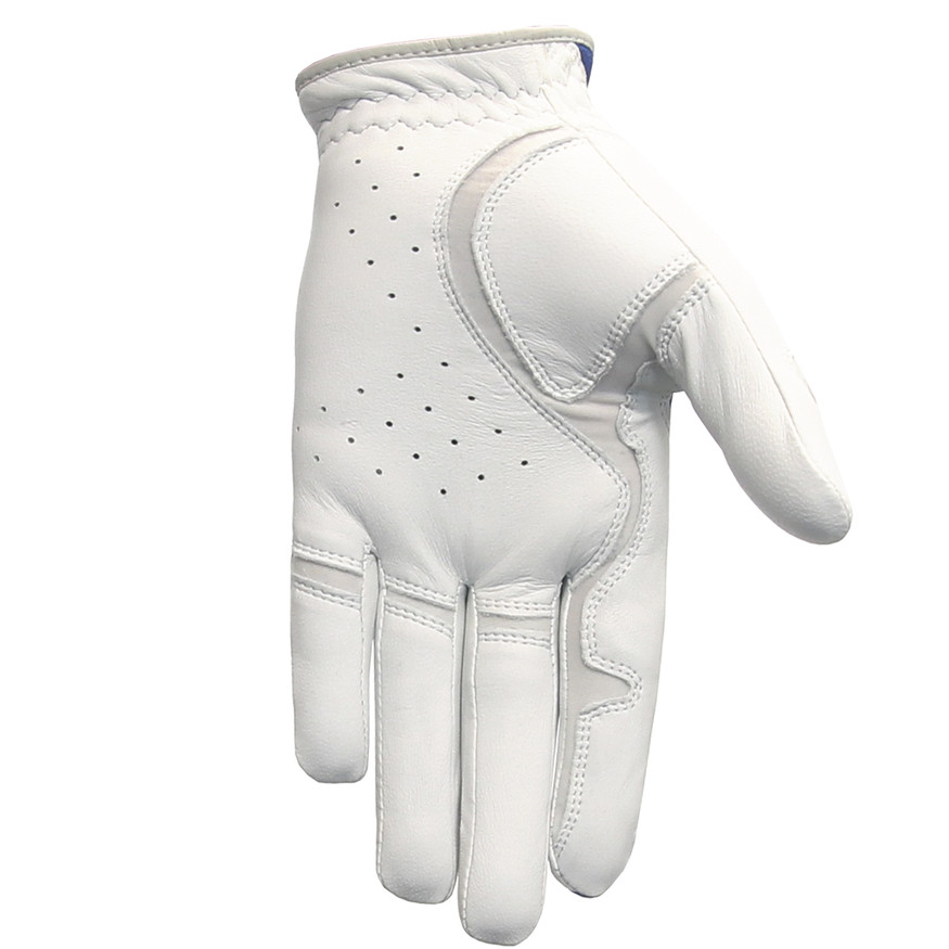 Bridgestone Tour B Fit Golf Gloves, Blue/White (3-Pack