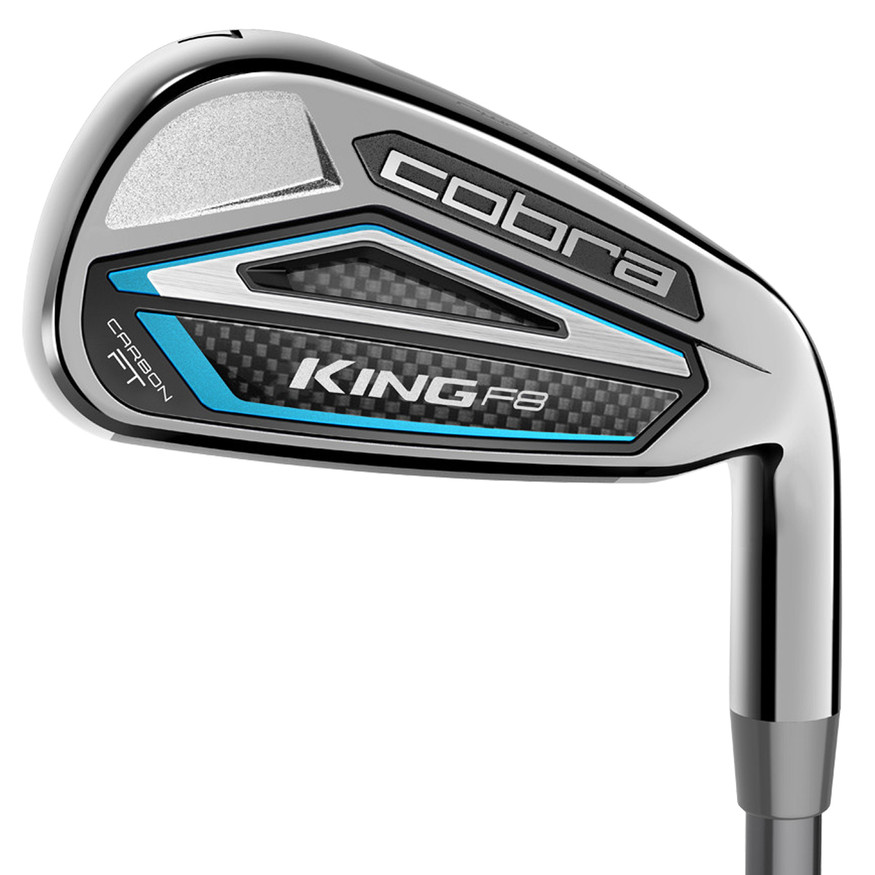Cobra King Women's Blue F8 Hybrid Combo Iron Set (5-6h, 7-PW, SW)
