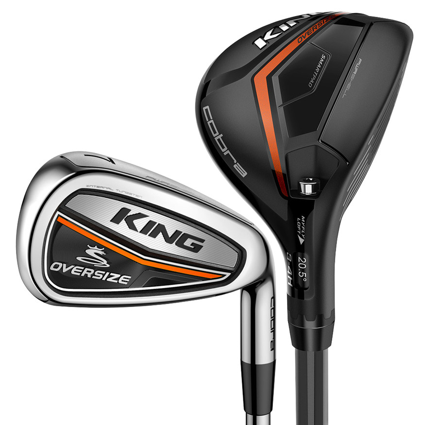Cobra King Oversize Hybrid Combo Iron Set, (#4-#5h-6-GW)
