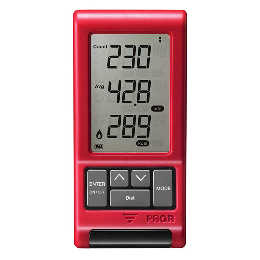 PRGR RED EYES POCKET ゴルフ測定器 PRGR Red Eyes Portable Golf Launch Monitor from ProGear