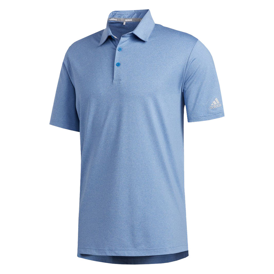Adidas Golf Men's Ultimate 2.0 Heathered Solid Polo Shirt