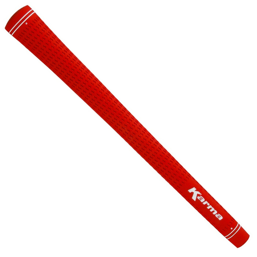 Karma Velour Red Golf Club Grip Kit (13 Grips, Solvent & Double