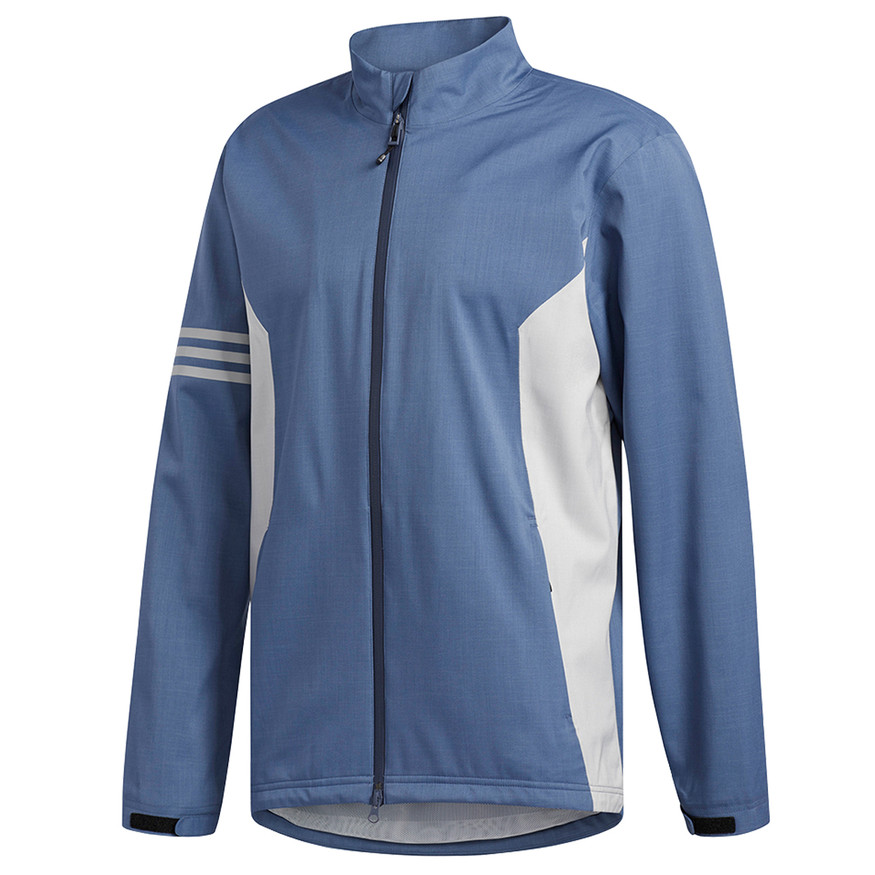 Adidas Men's ClimaProof Heather Full Zip Waterproof Rain