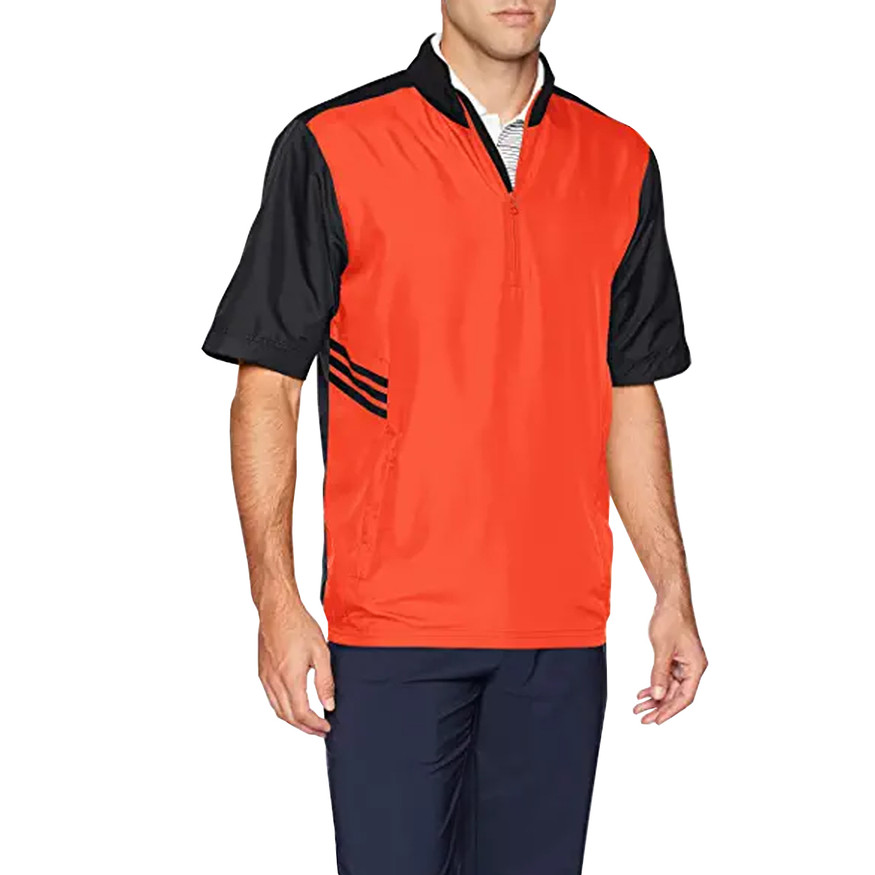 Adidas Golf Club Short-Sleeve Wind Shirt
