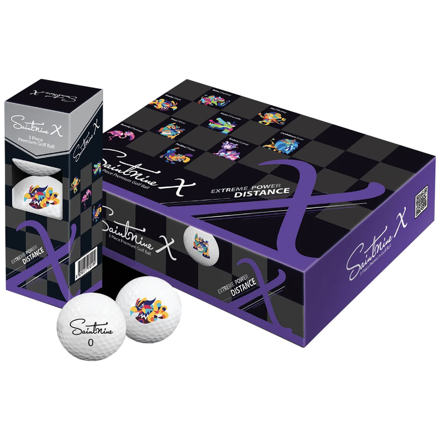 Saintnine X Extreme Power Distance Golf Ball  (1 Dozen) Non USGA / R&A Conforming