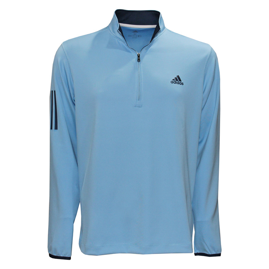 Adidas Golf Men's 3-Stripe Midweight 1/4-Zip Pullover