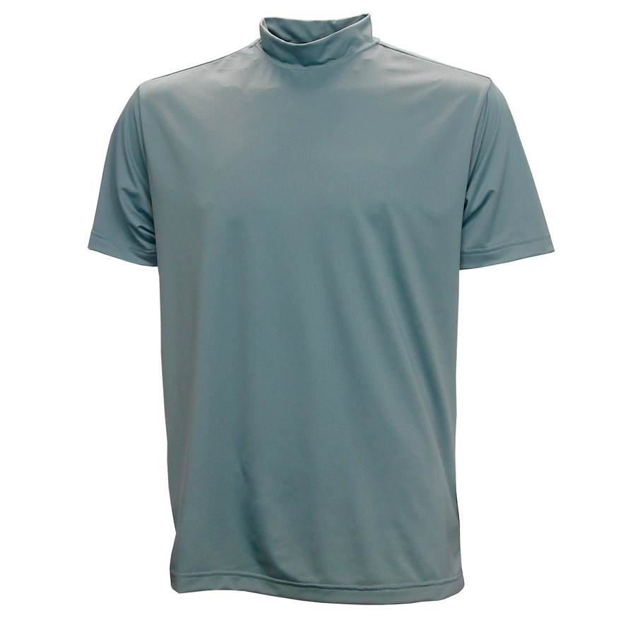 メンズウェア RUFFLOG VEAL MOCK NECK SHIRTS PANTS Men's Fashion Shirts Short Sleeve Mock Turtleneck T-Shirts