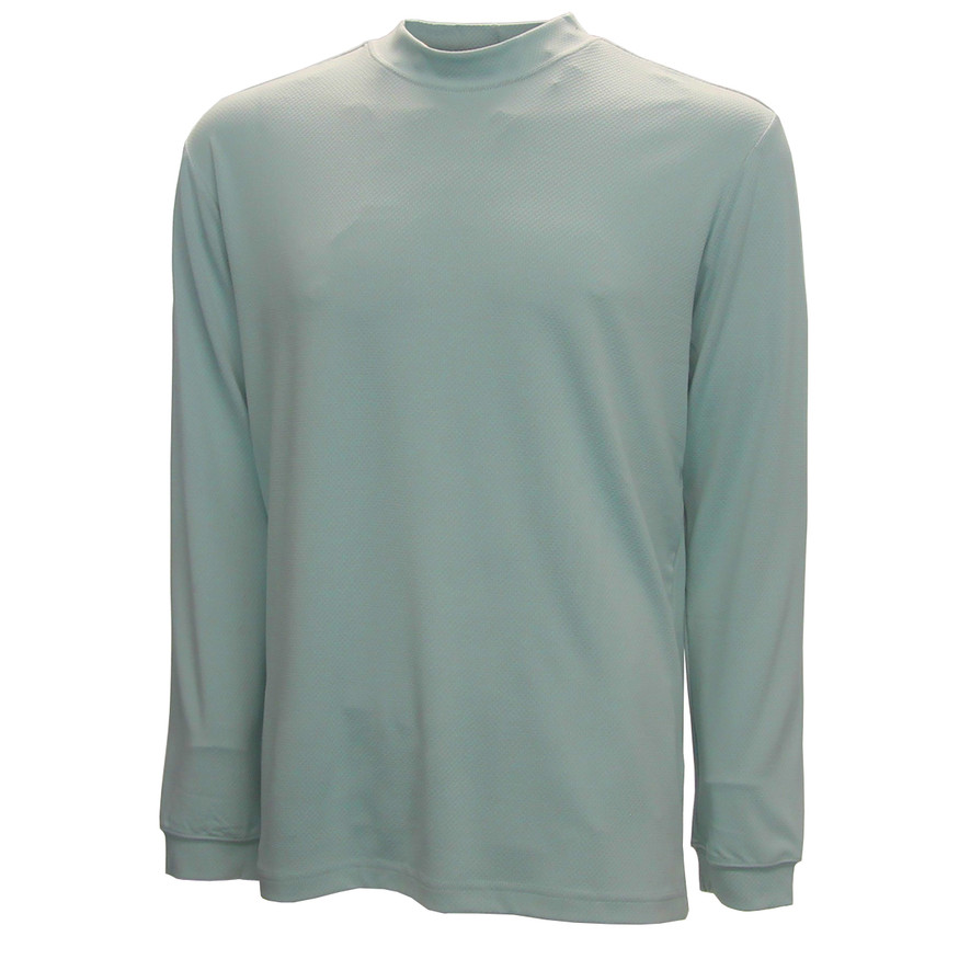 Forrester's Long-Sleeve Textured Mock Turtleneck Shirt