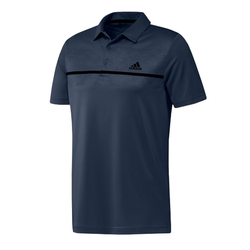 Adidas Primegreen Chest Print Polo Golf Shirt
