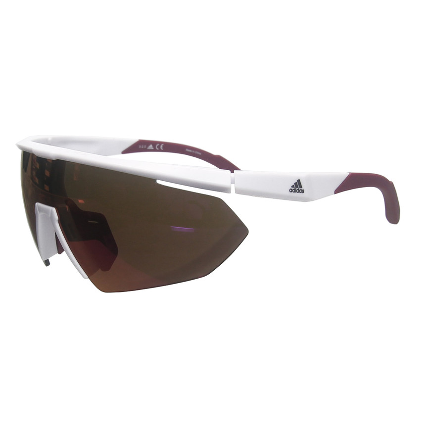 Adidas Golf Men's SP0015S Semi-Rimless Interchangeable Lens Sport Sunglasses