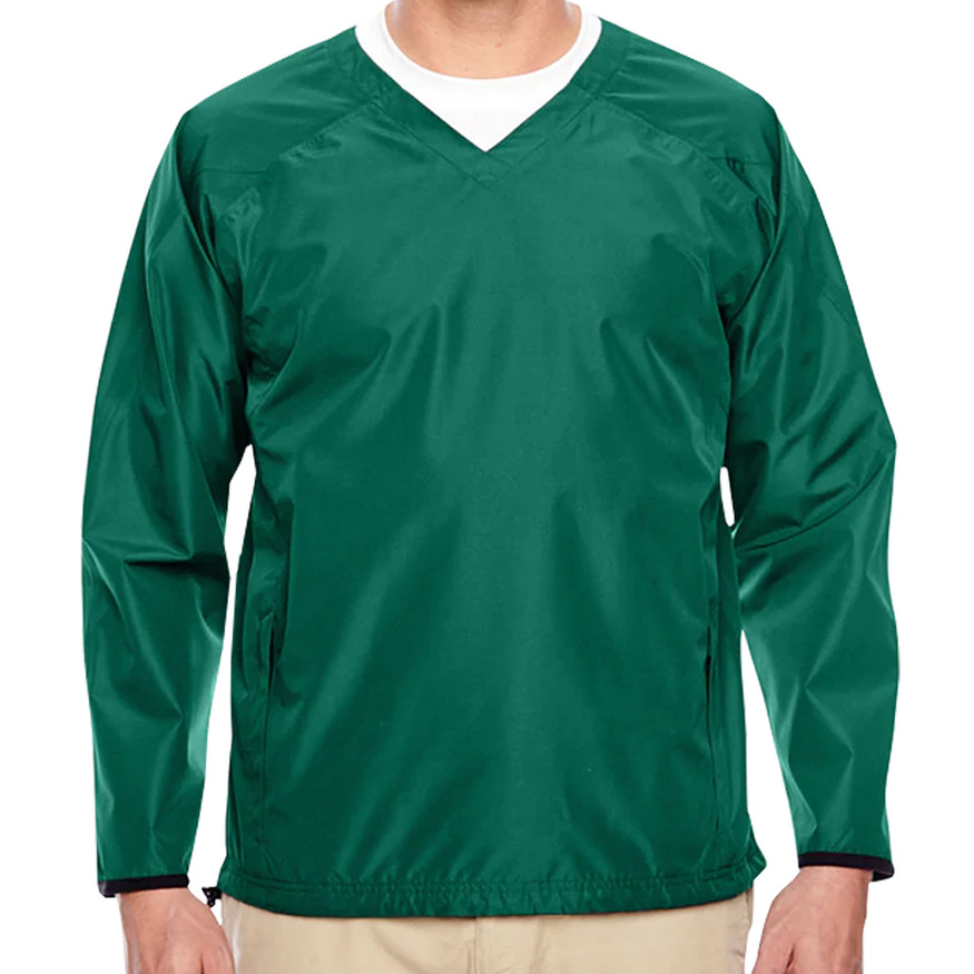 Team 365 Golf Men's Dominator Longsleeve Waterproof V-Neck Windshirt