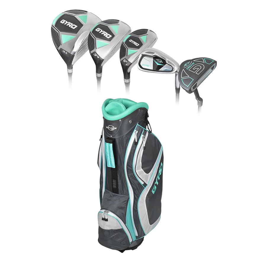 Ray Cook Golf Women's Gyro Premium Complete Set with Cart Bag