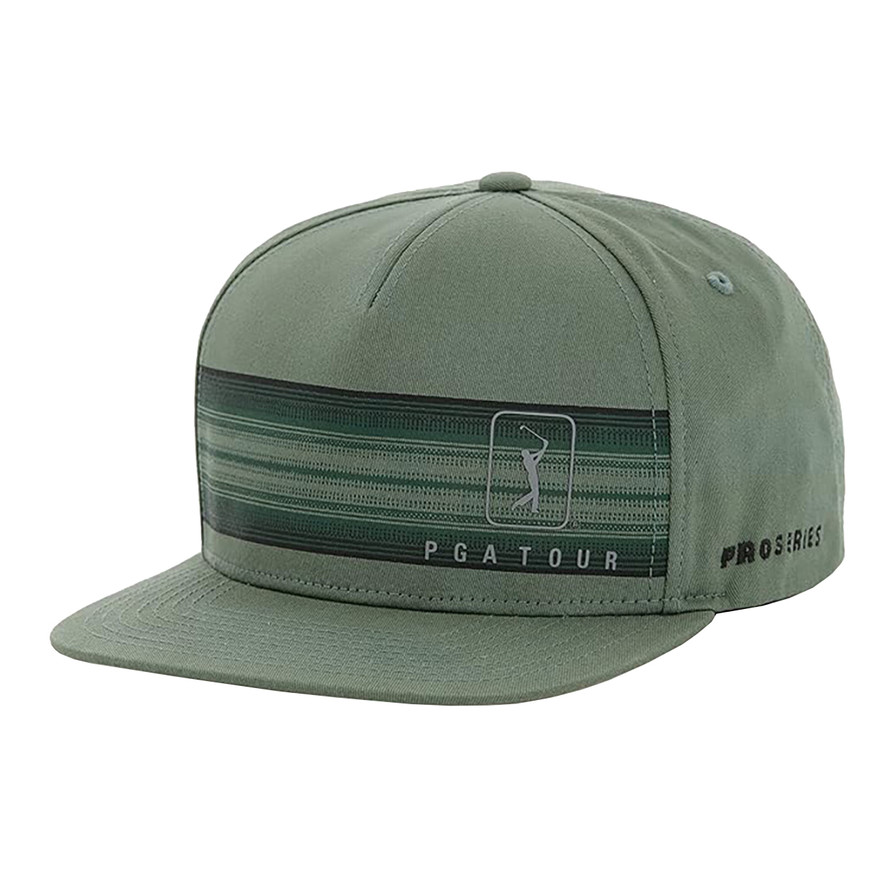 PGA Tour Standard Striped Adjustable Golf Hat