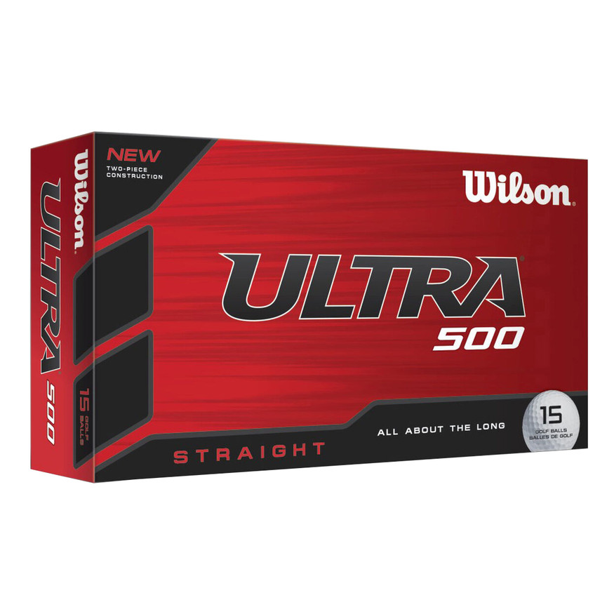 Wilson Ultra 500 Straight Golf Ball (15 Pack)