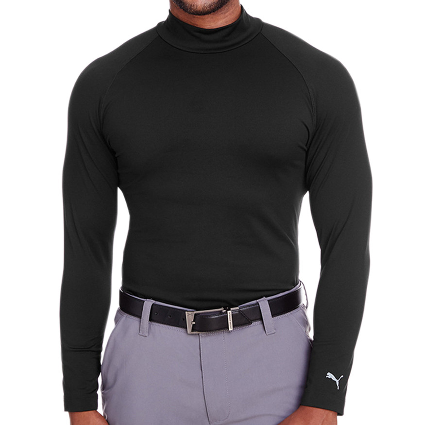 mens golf mock turtleneck long sleeve