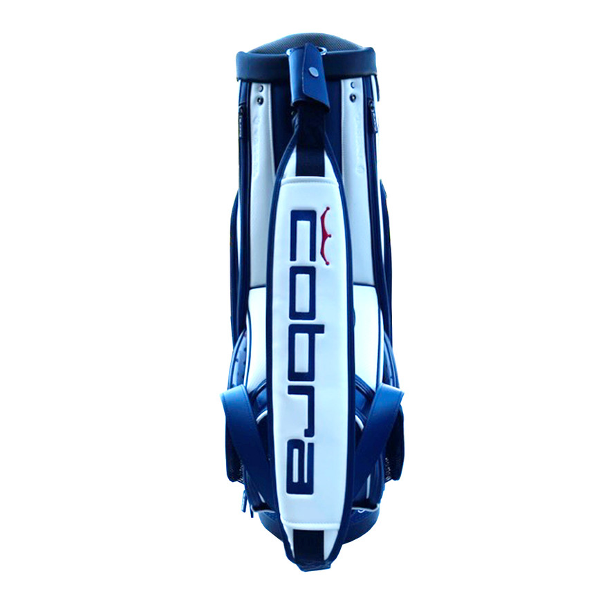 Cobra Golf x Vessel One Length Tour Staff Bag, Bryson DeChambeau/Nvy/Wht/Red Cobra Golf x Vessel One Length Tour Staff Bag, Bryson DeChambeau/Nvy/Wht/Red