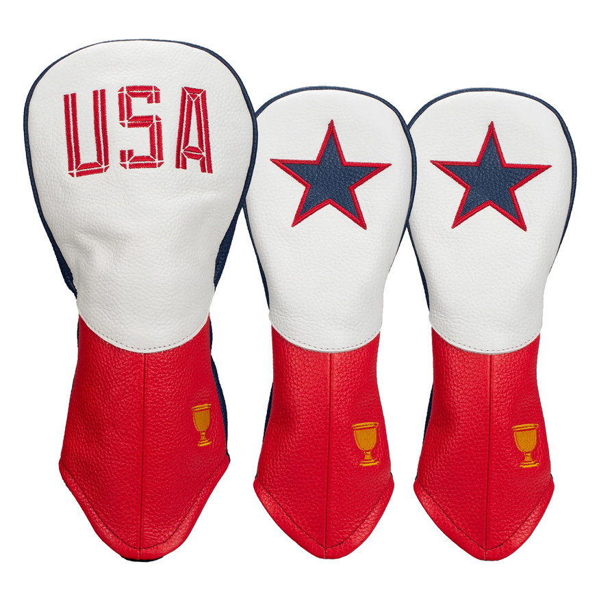 Vessel 2022 Presidents Cup USA Golf Club Driver Wood Headcovers