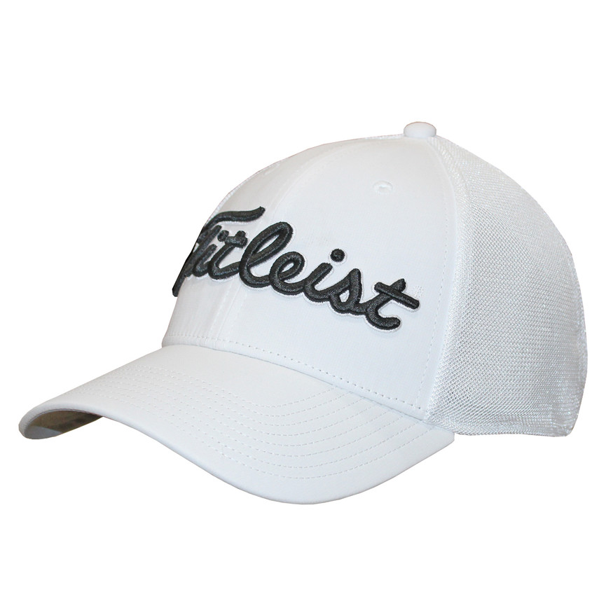 Titleist Men's Tour Sports Mesh Fitted Golf Hat - GolfEtail.com