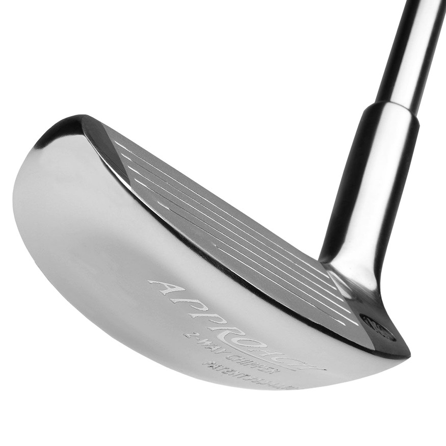 Intech Golf Chrome/White Approach Two-Way Chipper - GolfEtail.com