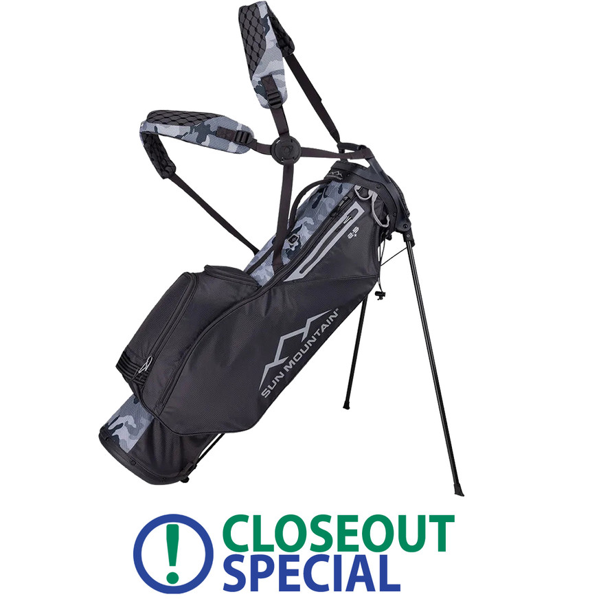 Sun Mountain 2.5+ Double Strap Golf Stand Bag with Logo (2024
